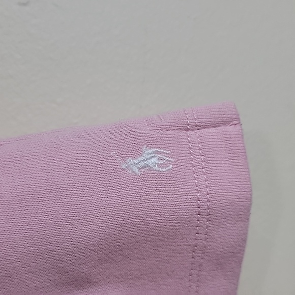 POLO Ralph Lauren Girl's Cotton Blend Sweat Shorts color Pink - Picture 3 of 4